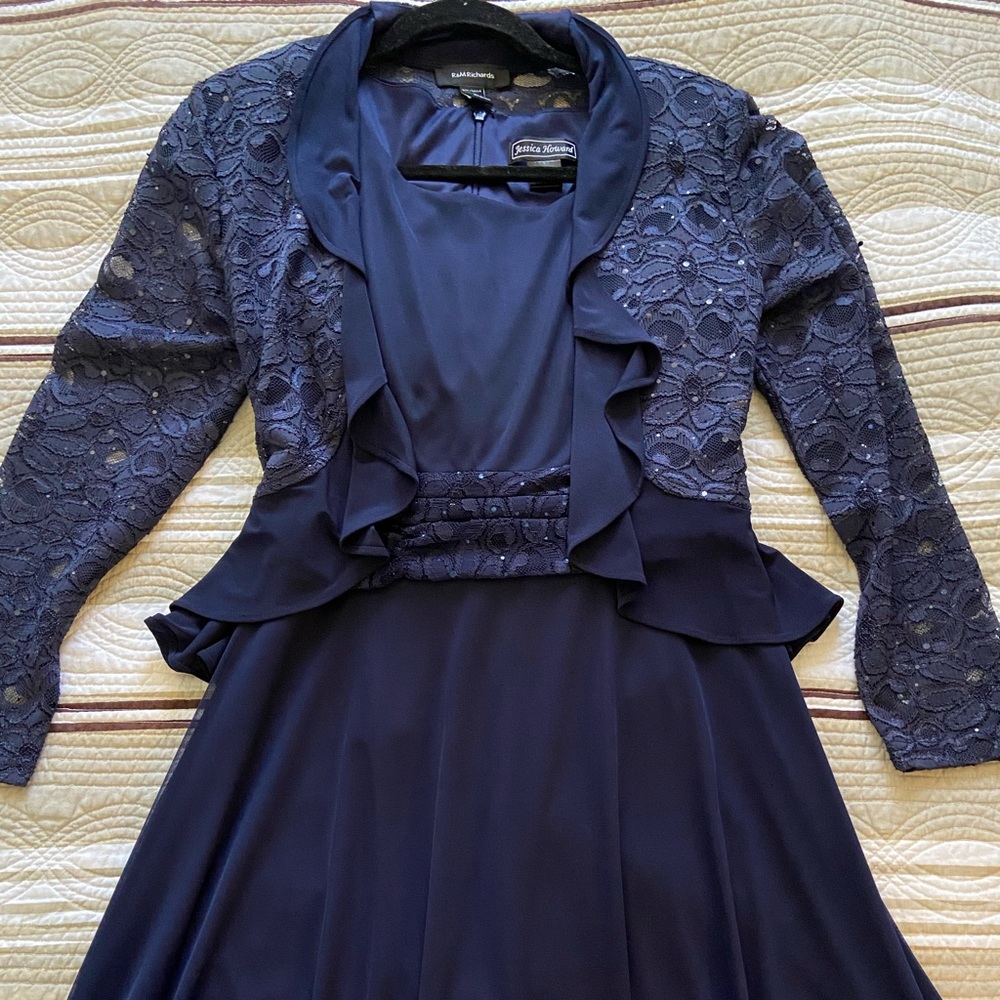 Blue party dress